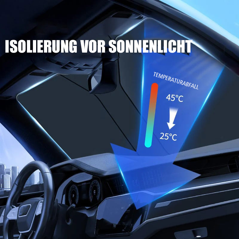 1+1 FREE | SunShield Pro™ Windshield Sunshade, Foldable Sun Protection