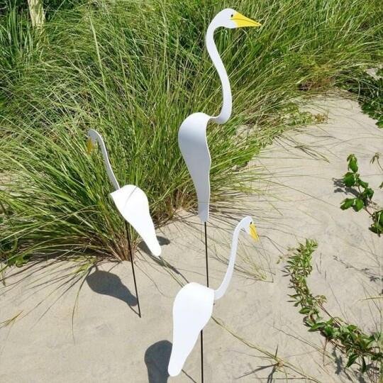 🦩 Flamingo Wind Spinner Decor for Garden with Whirling Motion