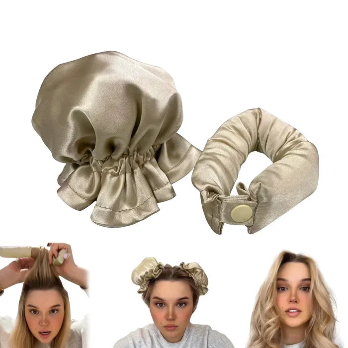 SatinGlow™ — Wake Up to Perfect Heatless Curls | 50% Off