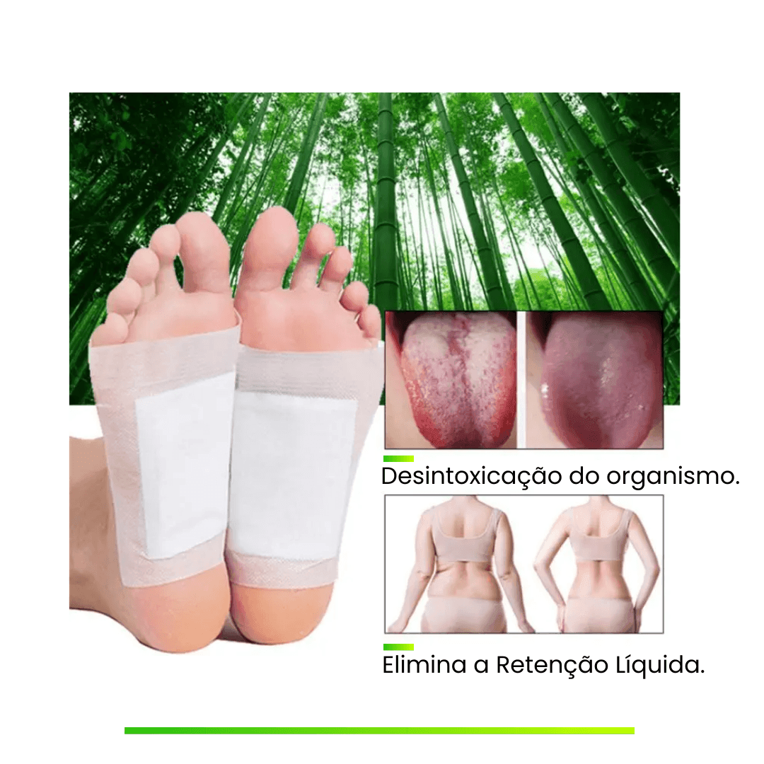 Detox Adhesive Kit - Eliminates Pain, Swelling and Detoxifies - 100% Natural (10 pcs)