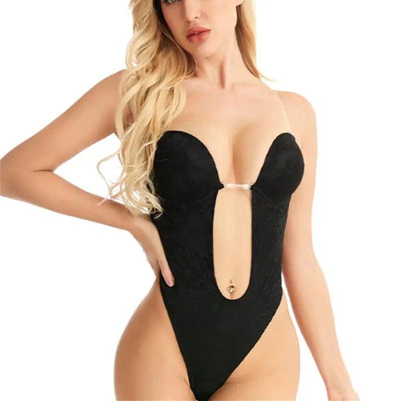 Backless Bra | Invisible Support | Natural Lift & Anti-Slip | Nylon Spandex