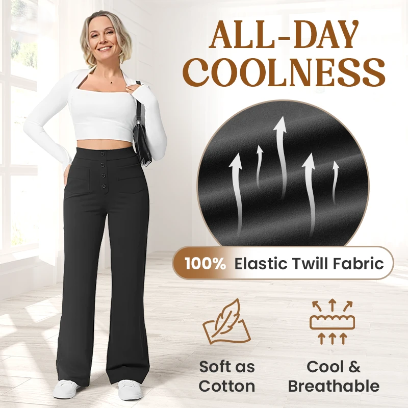 1+1 FREE | FlexiFit™ High Waist Stretch Pants for Women