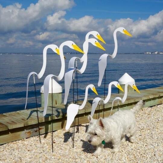 🦩 Flamingo Wind Spinner Decor for Garden with Whirling Motion