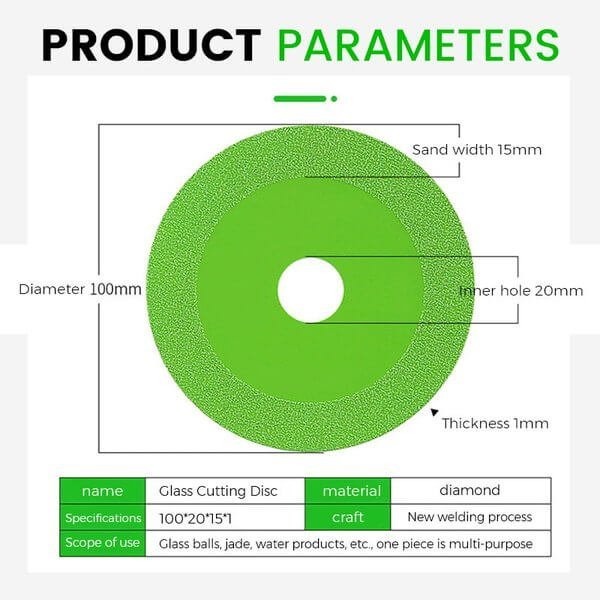 Glass Cutting Disc | 1+1 FREE