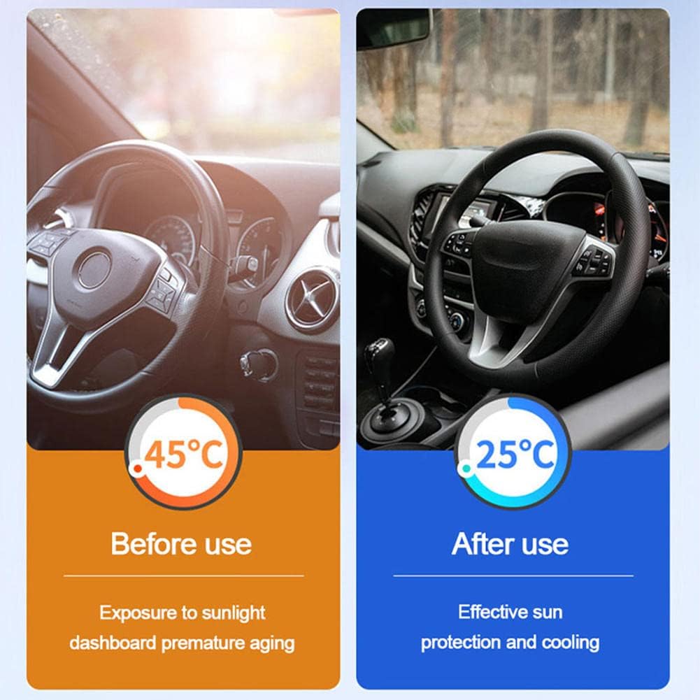 1+1 FREE | SunShield Pro™ Windshield Sunshade, Foldable Sun Protection