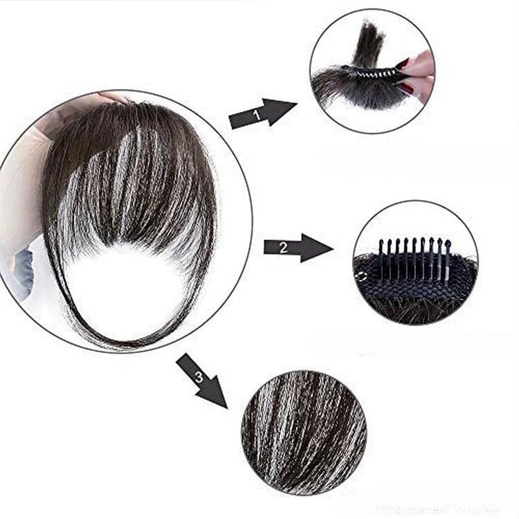 Clip-in hairstyle for an instantly transformed look