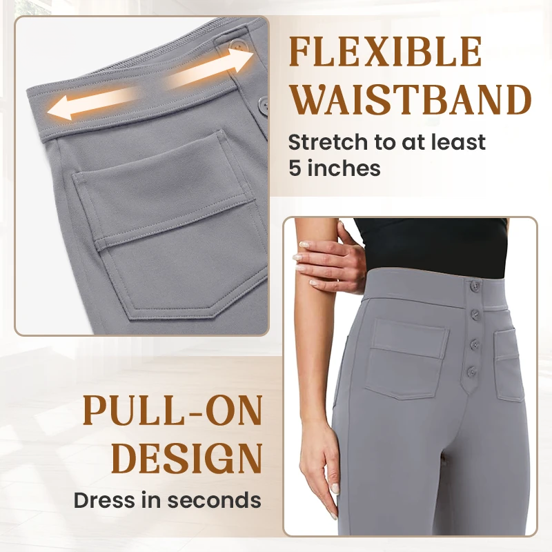 1+1 FREE | FlexiFit™ High Waist Stretch Pants for Women