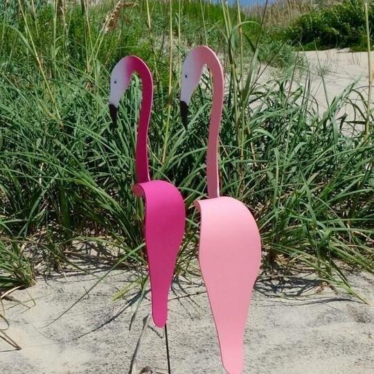 🦩 Flamingo Wind Spinner Decor for Garden with Whirling Motion