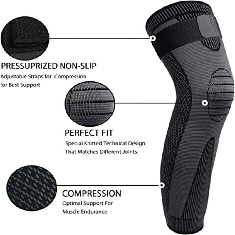 Self-heating knee band: fast pain relief