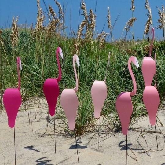 🦩 Flamingo Wind Spinner Decor for Garden with Whirling Motion