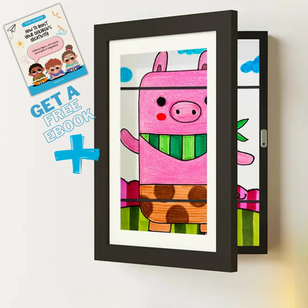 Forever Frame | Conveniently save all of your kids drawings
