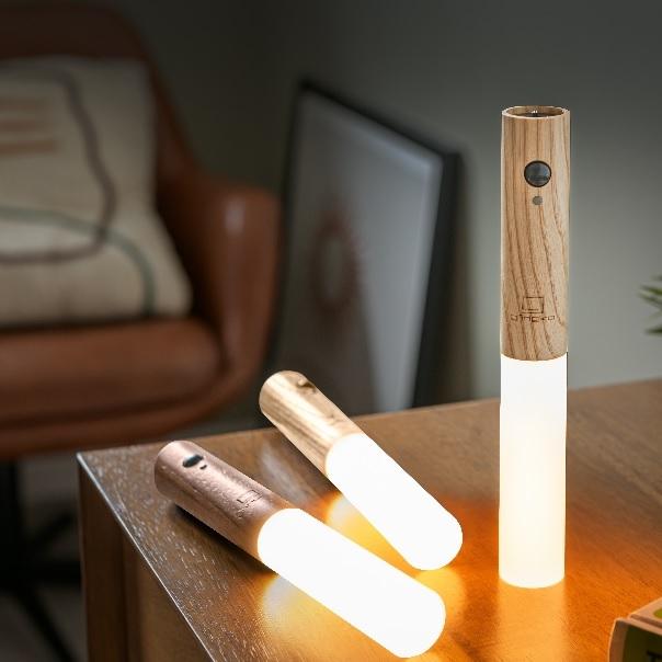 Woodlamp™ — Cozy, Cordless Glow Anywhere | 50% Off