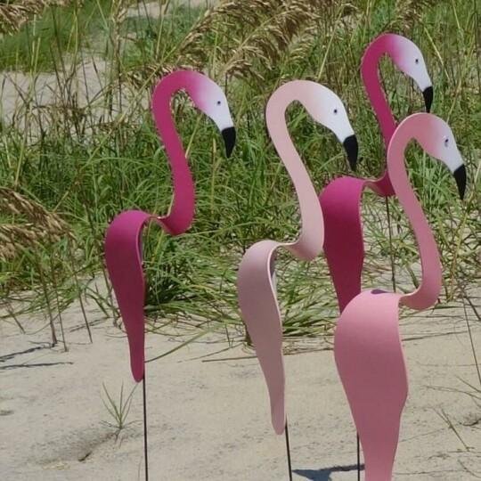 🦩 Flamingo Wind Spinner Decor for Garden with Whirling Motion