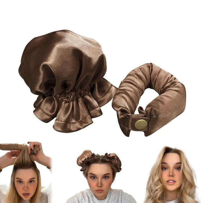 SatinGlow™ — Wake Up to Perfect Heatless Curls | 50% Off