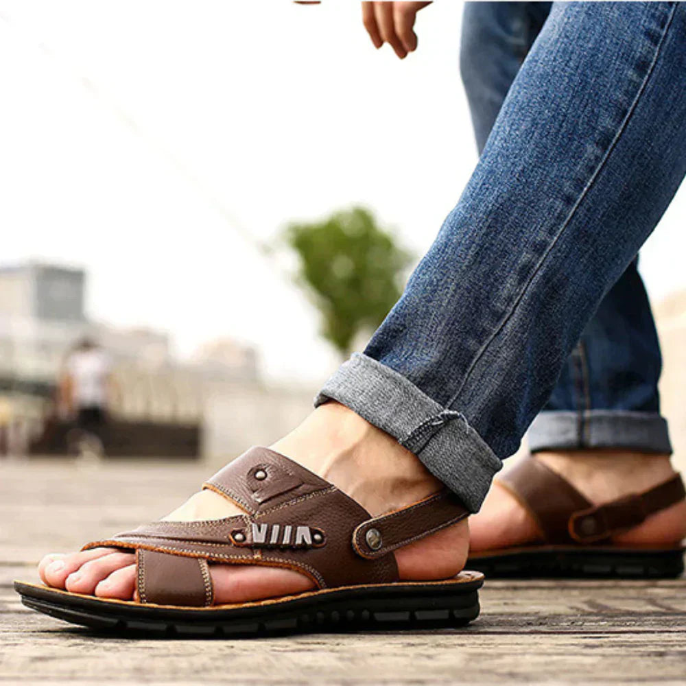 ElariVita™ Men's Orthopedic Sandals — Cushioned Support, Everyday Confidence