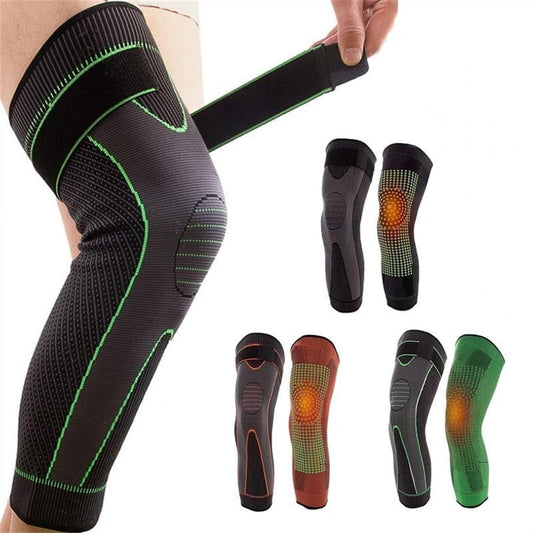 Self-heating knee band: fast pain relief