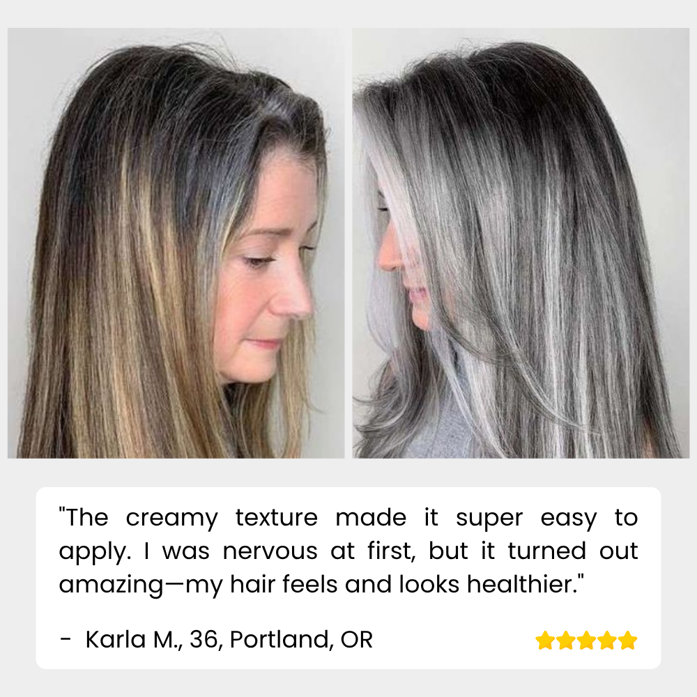 Silver Hair Care Duo | Ammonia-Free Shine | Plant-Based Nourishment | Silver Effect