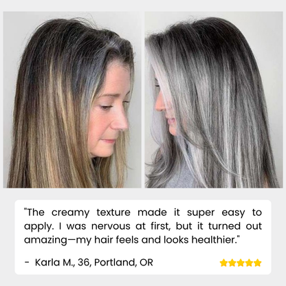 Silver Hair Care Duo | Ammonia-Free Shine | Plant-Based Nourishment | Silver Effect
