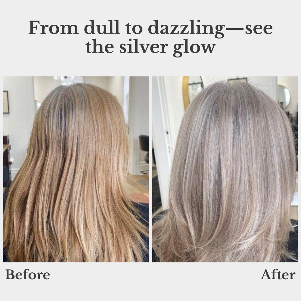 Silver Hair Care Duo | Ammonia-Free Shine | Plant-Based Nourishment | Silver Effect
