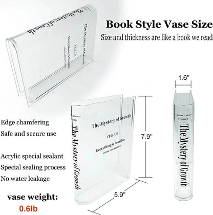 Milovaro - Books About Flowers - Book Vase