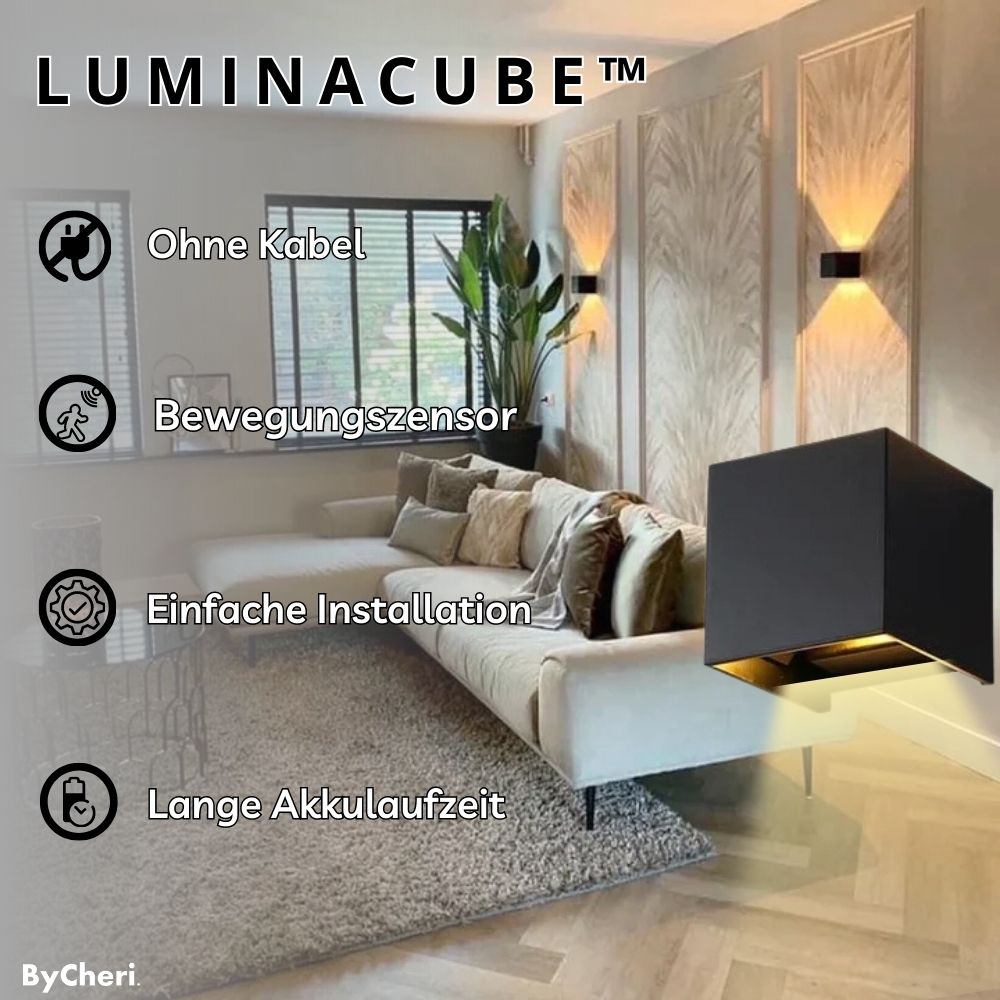 50% DISCOUNT TEMPORARY | LuminaCube™ | The Wireless and Luxurious Wall Lamp!