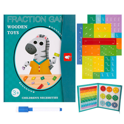 Magnetic Fraction Puzzle Book for Kids™ - Learning Fractions Through Play