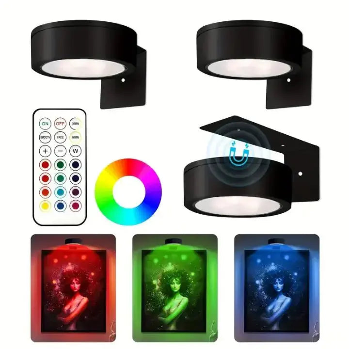 Wireless LED Picture Light – Perfectly Highlights Your Art