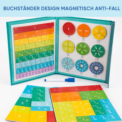 Magnetic Fraction Puzzle Book for Kids™ - Learning Fractions Through Play