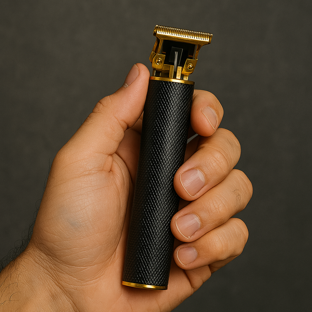 T-Blade Trimmer | Carbon-Steel Precision Blades | Cordless & Quiet Power | Black & Silver