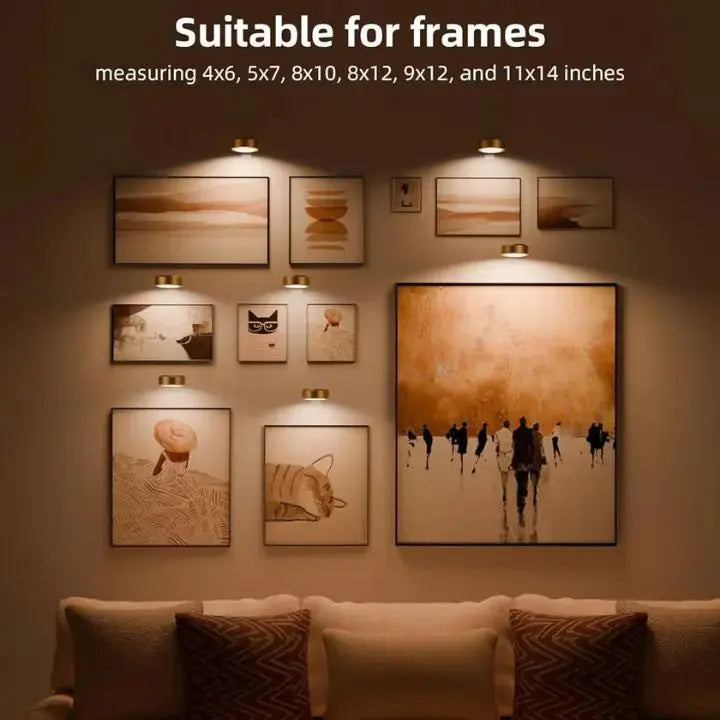 Wireless LED Picture Light – Perfectly Highlights Your Art