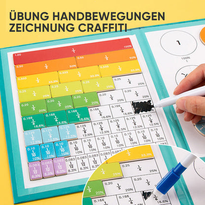 Magnetic Fraction Puzzle Book for Kids™ - Learning Fractions Through Play