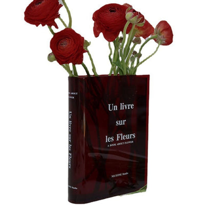 Milovaro - Books About Flowers - Book Vase