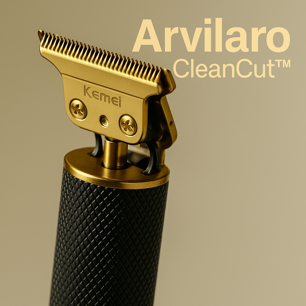 T-Blade Trimmer | Carbon-Steel Precision Blades | Cordless & Quiet Power | Black & Silver