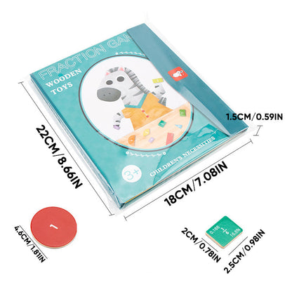 Magnetic Fraction Puzzle Book for Kids™ - Learning Fractions Through Play