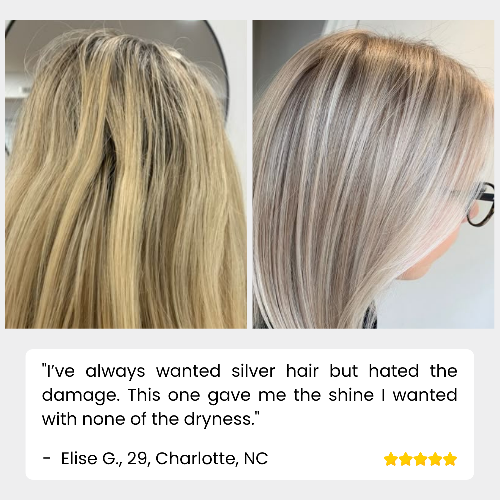 Silver Hair Care Duo | Ammonia-Free Shine | Plant-Based Nourishment | Silver Effect