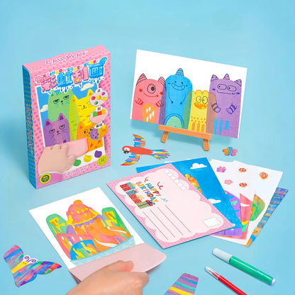 Creative Children's Squeegee Painting Kit