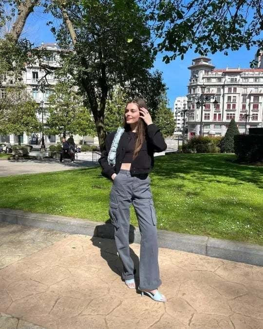 Women’s Cargo Pants | Adjustable Waist Belt | Multi-Pocket & Straight Fit | Versatile Style