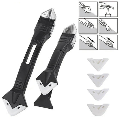 Caulking Tool | Silicone Scraper | Precision Sealant Saving & Perfect Corners | Silicone Plastic