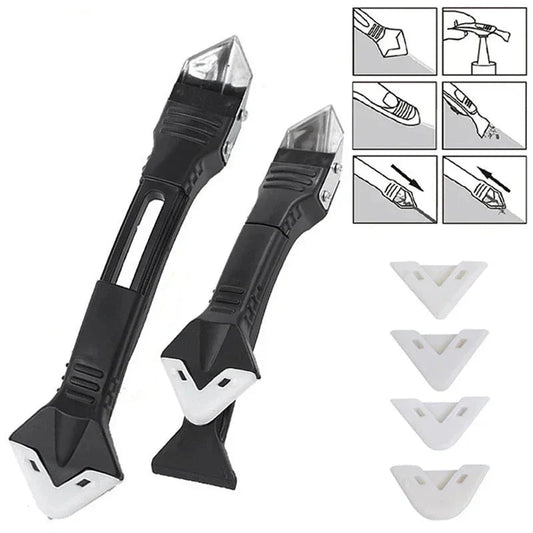 Caulking Tool | Silicone Scraper | Precision Sealant Saving & Perfect Corners | Silicone Plastic