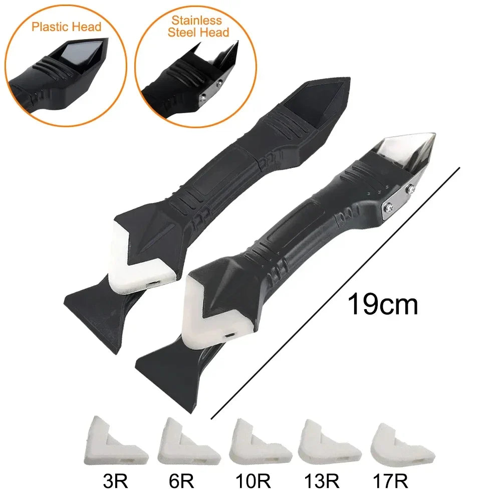 Caulking Tool | Silicone Scraper | Precision Sealant Saving & Perfect Corners | Silicone Plastic