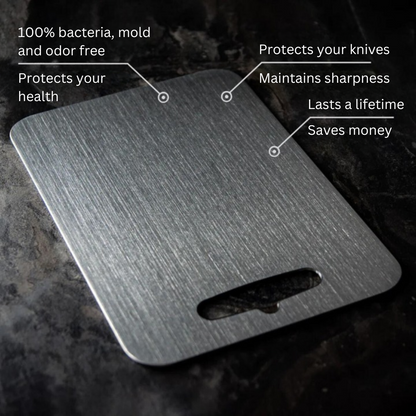 Unbreakable Titanium Board: Effortless, Sanitary Cutting Every Time