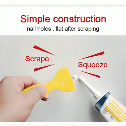 Wall Repair Cream | Instant Crack & Hole Filler | Easy, Professional DIY | White 100g