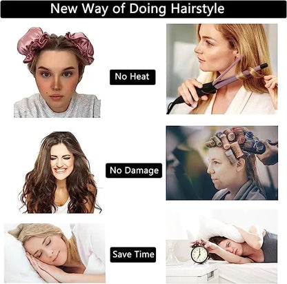 SatinGlow™ — Wake Up to Perfect Heatless Curls | 50% Off