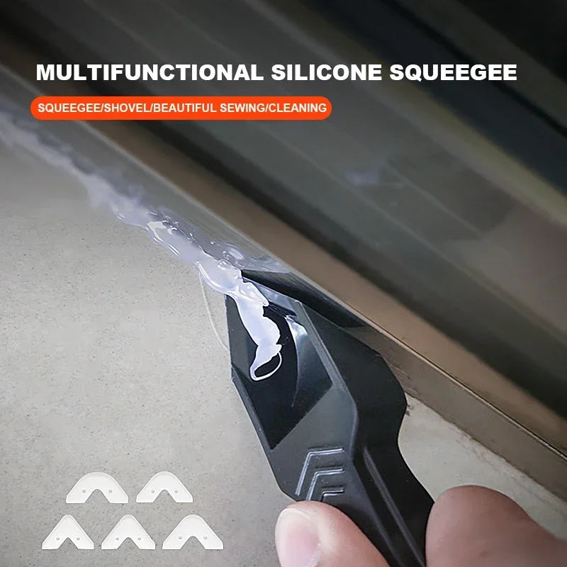 Caulking Tool | Silicone Scraper | Precision Sealant Saving & Perfect Corners | Silicone Plastic