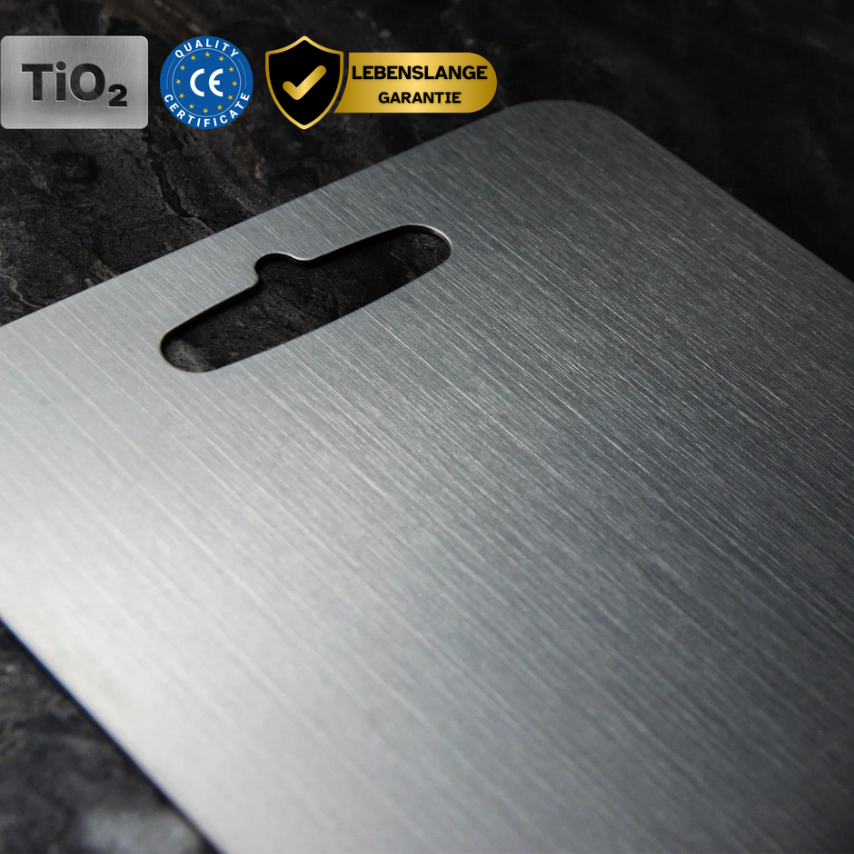 Unbreakable Titanium Board: Effortless, Sanitary Cutting Every Time