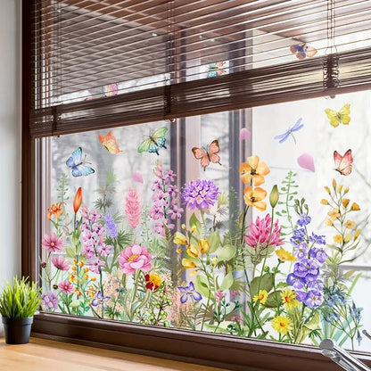 1+1 Free | Colorful Flower Stickers for your Windows!