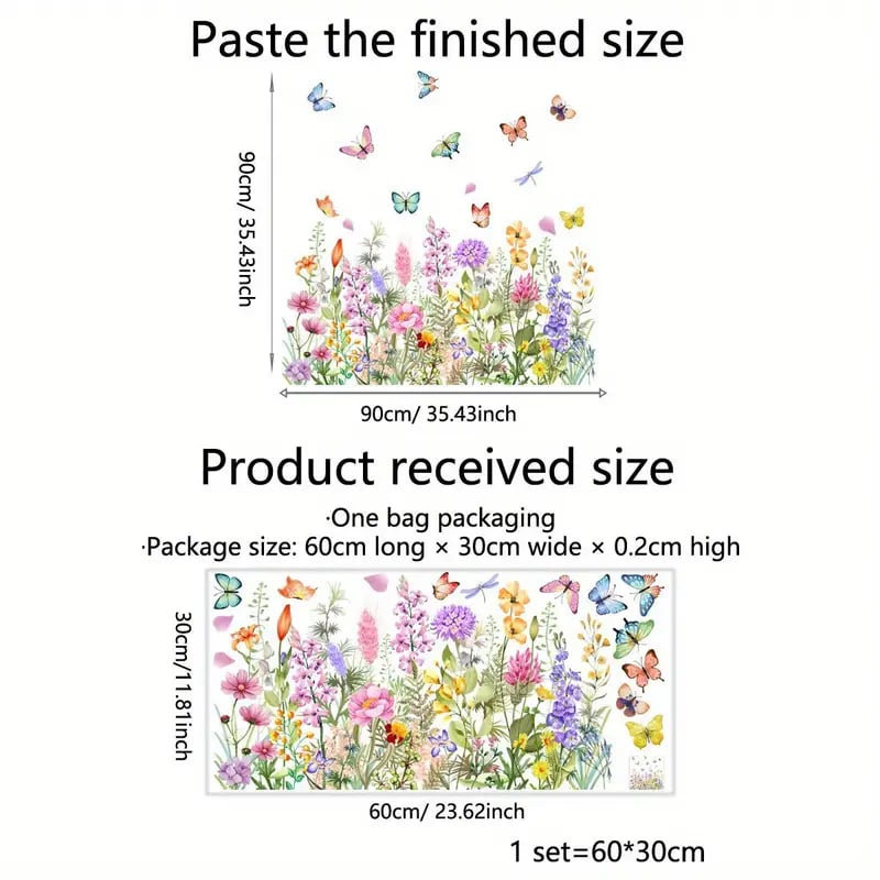 1+1 Free | Colorful Flower Stickers for your Windows!