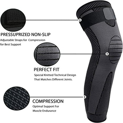 Self-heating knee band: fast pain relief