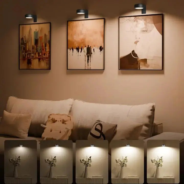 Wireless LED Picture Light – Perfectly Highlights Your Art