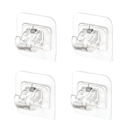 Practical Hooks for Easy and Organized Storage (Set of 4)